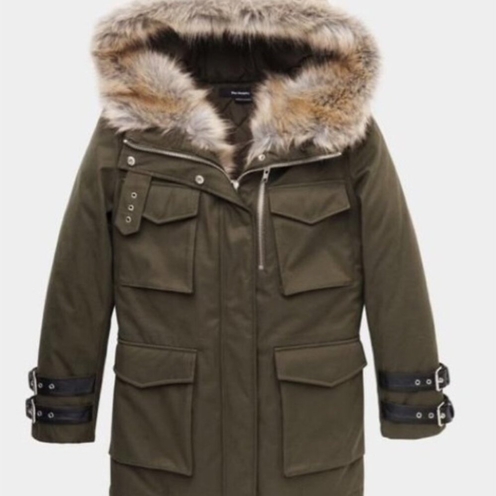Kooples Chamonix Parka & Fox Fur trimmed Hood